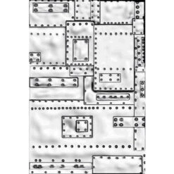 Tim Holtz Sizzix MINI FOUNDRY 3D Texture Fades Embossing Folder 665634 -Simon Says Stamp 1 503760 FS ALT1