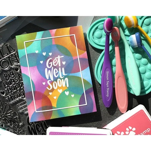 Simon Says Stamp Blending Brush SET SMALL St0036 4 Simon Says Stamp Blending Brush SET SMALL St0036 - Image 2