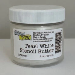 The Crafter's Workshop PEARL WHITE Stencil Butter Tcw9081