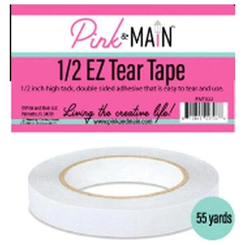 Pink And Main 0.5 Inch EZ Tear Tape Pmt022 3 Pink And Main 0.5 Inch EZ Tear Tape Pmt022
