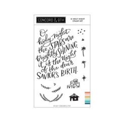 Concord & 9th O HOLY NIGHT Clear Stamp Set 11199