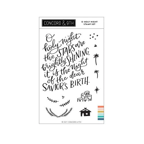 Concord & 9th O HOLY NIGHT Clear Stamp Set 11199 3 Concord & 9th O HOLY NIGHT Clear Stamp Set 11199