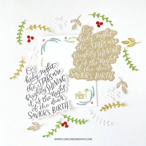 Concord & 9th O HOLY NIGHT Clear Stamp Set 11199 4 Concord & 9th O HOLY NIGHT Clear Stamp Set 11199 - Image 2