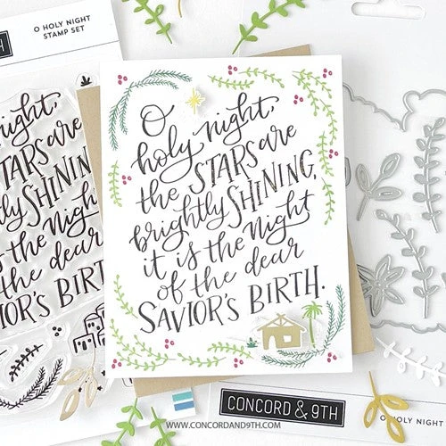 Concord & 9th O HOLY NIGHT Clear Stamp Set 11199 5 Concord & 9th O HOLY NIGHT Clear Stamp Set 11199 - Image 3