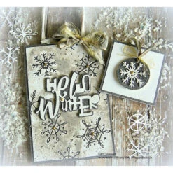 *Tim Holtz Sizzix FESTIVE WORDS Thinlits Dies 665575 -Simon Says Stamp 1 512257 FS alt3