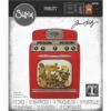 *Tim Holtz Sizzix RETRO OVEN Thinlits Dies 665586 -Simon Says Stamp 1 512282 FS