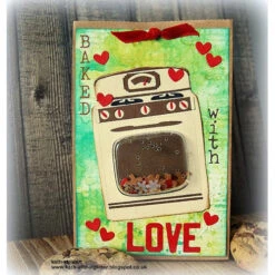 *Tim Holtz Sizzix RETRO OVEN Thinlits Dies 665586 -Simon Says Stamp 1 512282 FS alt3