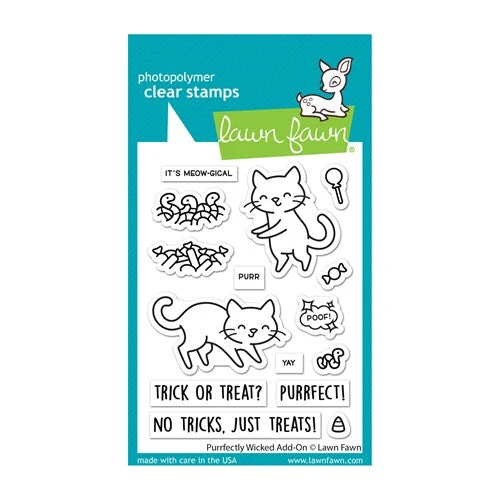 Lawn Fawn PURRFECTLY WICKED ADD-ON Clear Stamps Lf2666 3 Lawn Fawn PURRFECTLY WICKED ADD-ON Clear Stamps Lf2666
