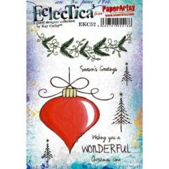 Paper Artsy ECLECTICA3 KAY CARLEY 52 Cling Stamps Ekc52*