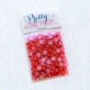 Pretty Pink Posh Cherry Red Pearls -Simon Says Stamp 1 516018 FS