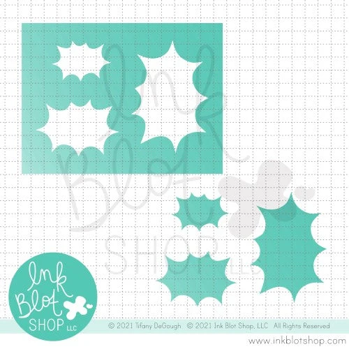 Ink Blot Shop Stencil Superhero Bursts Ibst008* 3 Ink Blot Shop Stencil Superhero Bursts Ibst008*