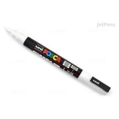 Uni POSCA FINE WHITE Paint Marker Pc3m
