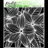 Picket Fence Studios PLUMERIA FLOWERS 6 X 6 Stencil Sc275*