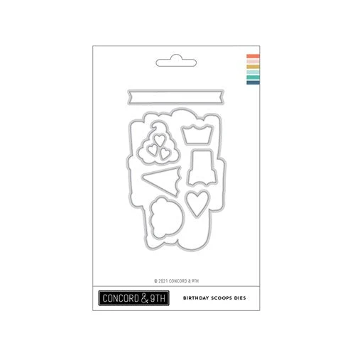 Concord & 9th BIRTHDAY SCOOPS Dies 11251 3 Concord & 9th BIRTHDAY SCOOPS Dies 11251