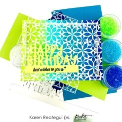 Picket Fence Studios AQUAMARINE Crystalline Diamonds Cd103* -Simon Says Stamp 1 520876 FS alt2