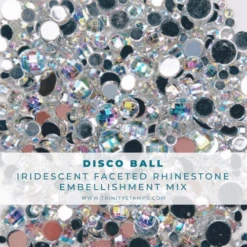 Trinity Stamps DISCO BALL Rhinestone Embellishment Box Tsb-242