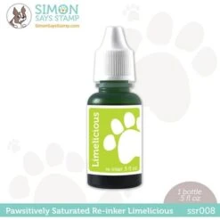 Simon Says Stamp Pawsitively Saturated RE-INKER LIMELICIOUS Ssr008