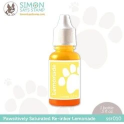 Simon Says Stamp Pawsitively Saturated RE-INKER LEMONADE Ssr010