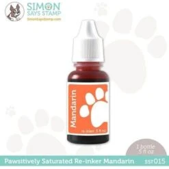 Simon Says Stamp Pawsitively Saturated RE-INKER MANDARIN Ssr015