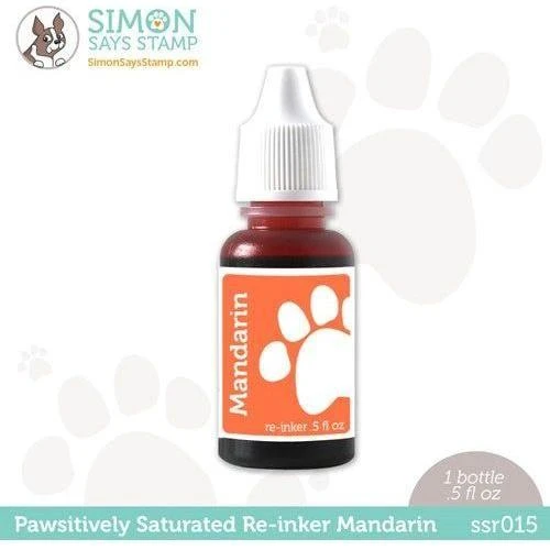 Simon Says Stamp Pawsitively Saturated RE-INKER MANDARIN Ssr015 3 Simon Says Stamp Pawsitively Saturated RE-INKER MANDARIN Ssr015