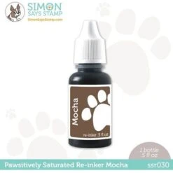 Simon Says Stamp Pawsitively Saturated RE-INKER MOCHA Ssr030