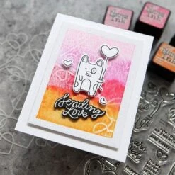 Simon Says Stamp Stencil TUMBLING OUTLINE HEARTS Ssst221603 -Simon Says Stamp 1 522941 FS alt1