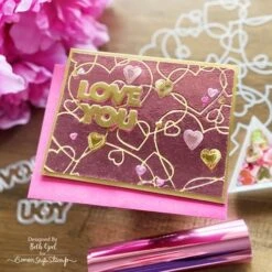 Simon Says Stamp Stencil TUMBLING OUTLINE HEARTS Ssst221603 -Simon Says Stamp 1 522941 FS alt2