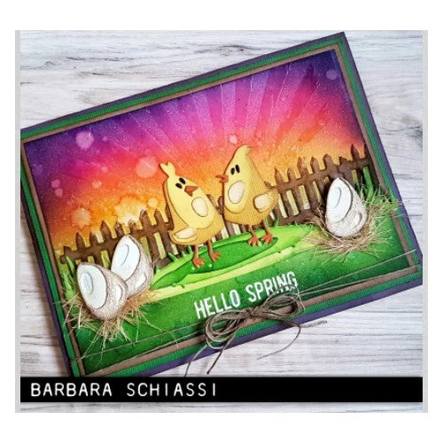 *Tim Holtz Sizzix PAPERCUT CHICKS Colorize Thinlits Dies 665854 6 *Tim Holtz Sizzix PAPERCUT CHICKS Colorize Thinlits Dies 665854 - Image 4