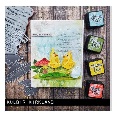 *Tim Holtz Sizzix PAPERCUT CHICKS Colorize Thinlits Dies 665854 10 *Tim Holtz Sizzix PAPERCUT CHICKS Colorize Thinlits Dies 665854 - Image 8