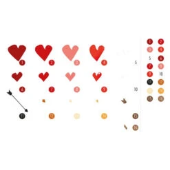 *Tim Holtz Sizzix LOVESTRUCK Colorize Thinlits Dies 665852 -Simon Says Stamp 1 524269 FS alt8