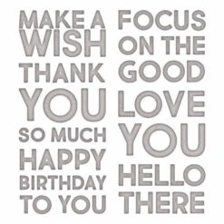 *Tim Holtz Sizzix BOLD TEXT 1 Thinlits Dies 665847 -Simon Says Stamp 1 524273 FS alt2