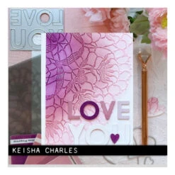 *Tim Holtz Sizzix DOILY 3D Texture Fades Embossing Folder 665735 -Simon Says Stamp 1 524281 FS alt3