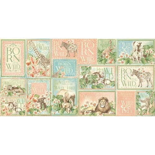 Graphic 45 WILD AND FREE Journaling And Ephemera Cards G4502409* 4 Graphic 45 WILD AND FREE Journaling And Ephemera Cards G4502409* - Image 2