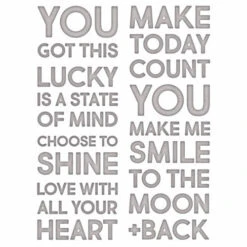 *Tim Holtz Sizzix BOLD TEXT 2 Thinlits Dies 665925 -Simon Says Stamp 1 527366 FS alt2