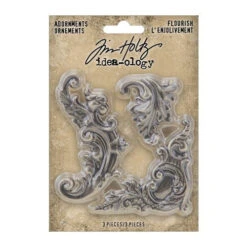 Tim Holtz Idea-ology Adornment Flourish And Red Tape 1/4 Bundle 10 Tim Holtz Idea-ology Adornment Flourish And Red Tape 1/4 Bundle -Simon Says Stamp 1 527610 FS