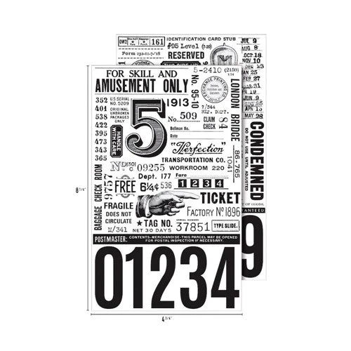 Tim Holtz Idea-ology REMNANT RUBS LABELED Th94237 5 Tim Holtz Idea-ology REMNANT RUBS LABELED Th94237 - Image 3