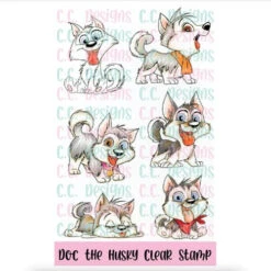 C.C. Designs DOC THE HUSKY Clear Stamp Set Ccd0288