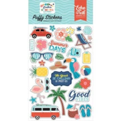 Echo Park ENDLESS SUMMER Puffy Stickers Es274066*