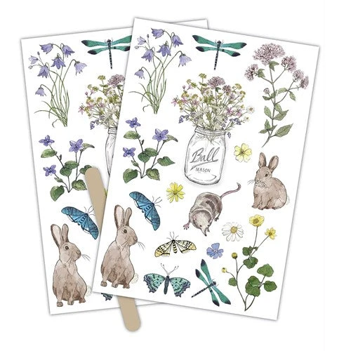 Craft Consortium Wildflower Meadow Rub On Sheets Ccrubt002 4 Craft Consortium Wildflower Meadow Rub On Sheets Ccrubt002 - Image 2