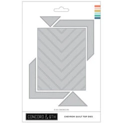 Concord & 9th CHEVRON QUILT TOP Dies 11352