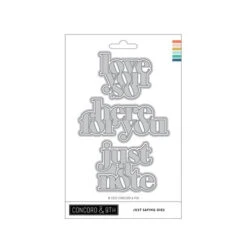 Concord & 9th JUST SAYING Dies 11354