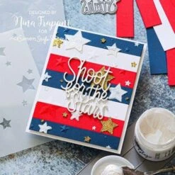 Simon Says Stamp Embossing Folder And Stencils Dimensional Stars -Simon Says Stamp 1 531225 FS alt00