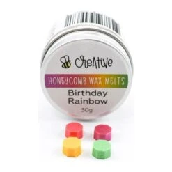 Honey Bee Rainbow Birthday Honeycomb Wax Melts Hbtl-wax05*