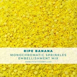 Trinity Stamps RIPE BANANA SPRINKLES Embellishment Box Tsb-286*