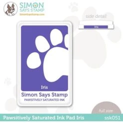 Simon Says Stamp Pawsitively Saturated Ink Pad IRIS Ssk051