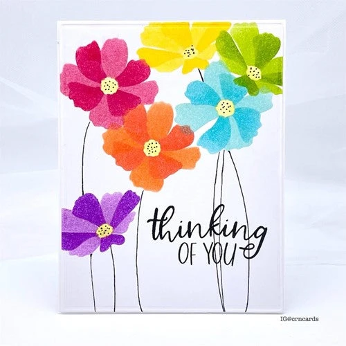 Simon Says Stamp Stencil LAYERING COSMOS Ssst221625 10 Simon Says Stamp Stencil LAYERING COSMOS Ssst221625 - Image 8