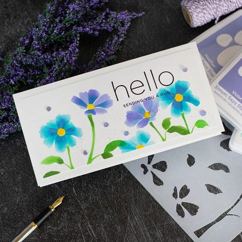 Simon Says Stamp Stencil LAYERING COSMOS Ssst221625 17 Simon Says Stamp Stencil LAYERING COSMOS Ssst221625 - Image 15