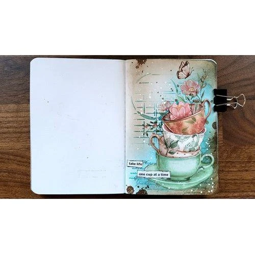 Stamperia CREATE HAPPINESS Mixed Media Journal A6 Jch01a6 8 Stamperia CREATE HAPPINESS Mixed Media Journal A6 Jch01a6 - Image 6