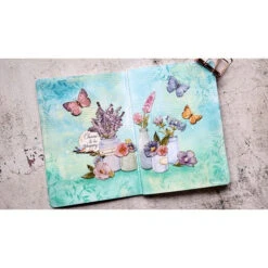 Stamperia CREATE HAPPINESS Stone Paper Mixed Media Journal A5 Jch02a5 -Simon Says Stamp 1 537515 FS alt5