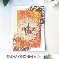 Picket Fence Studios AZTEC SUNFLOWERS Paper Glaze Luxe Pgl105* 17 Picket Fence Studios AZTEC SUNFLOWERS Paper Glaze Luxe Pgl105* -Simon Says Stamp 1 538813 FS alt7